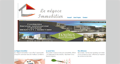 Desktop Screenshot of lenegoceimmobilier.com